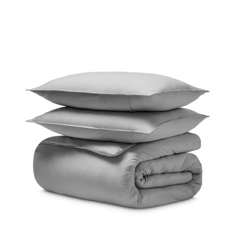 Organic Cotton Jersey Duvet Cover & Pillowsham Set