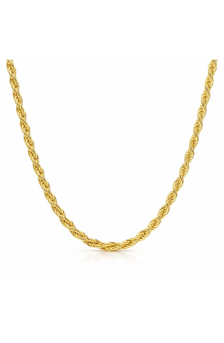 Donatello Gian Sterling Silver Gold-Tone Necklace, Main, color, Gold