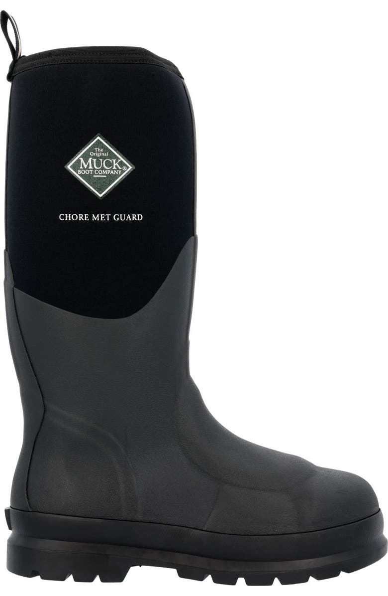 MUCK Chore Classic Men's Met Guard Steel Toe Boot, Main, color, Black