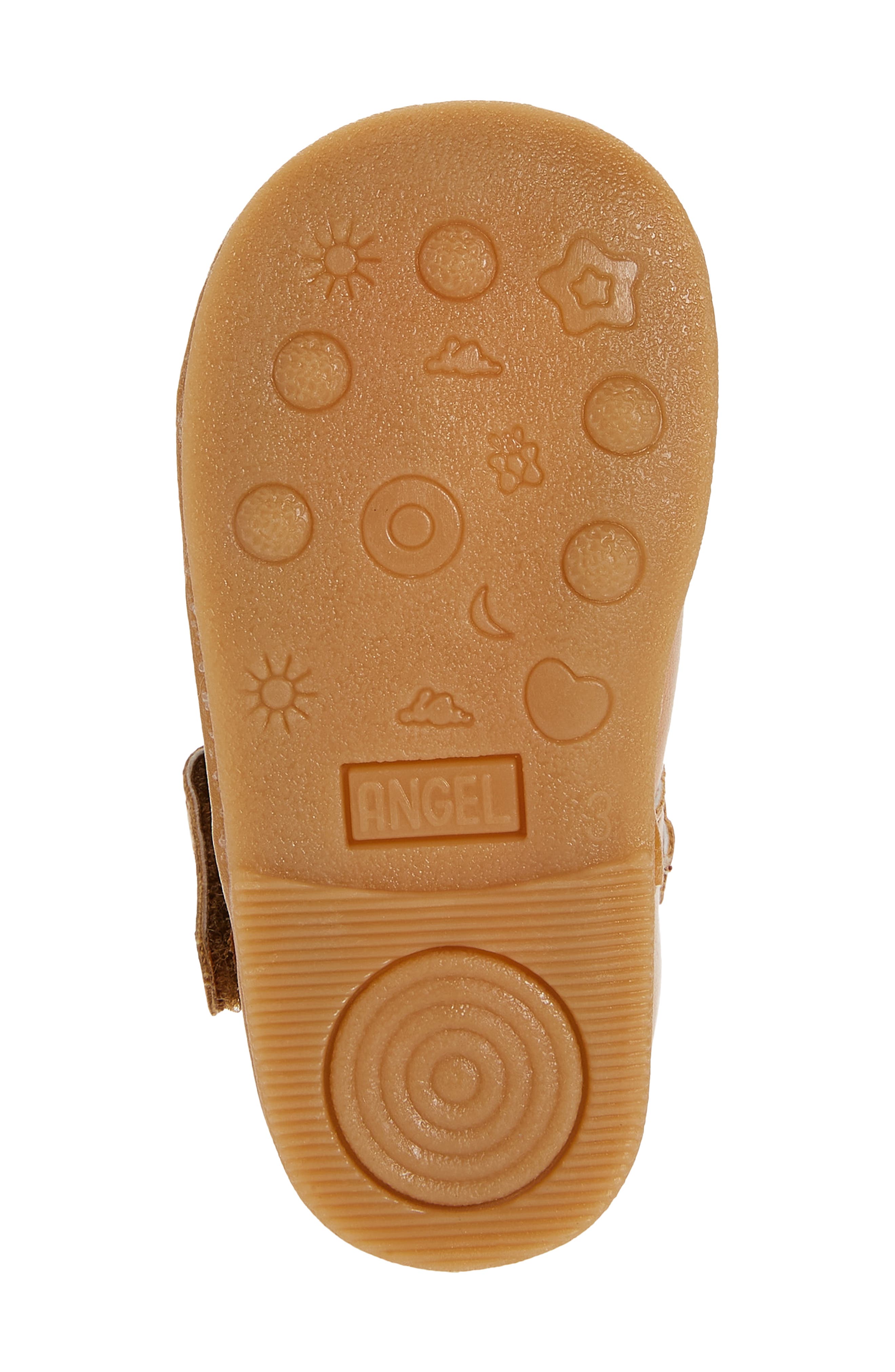 Dottie Scalloped T-Strap Shoe, Alternate, color, MUSTARD