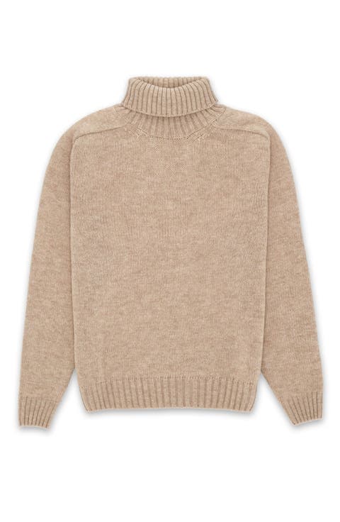 High Neck Merino Wool Jumper