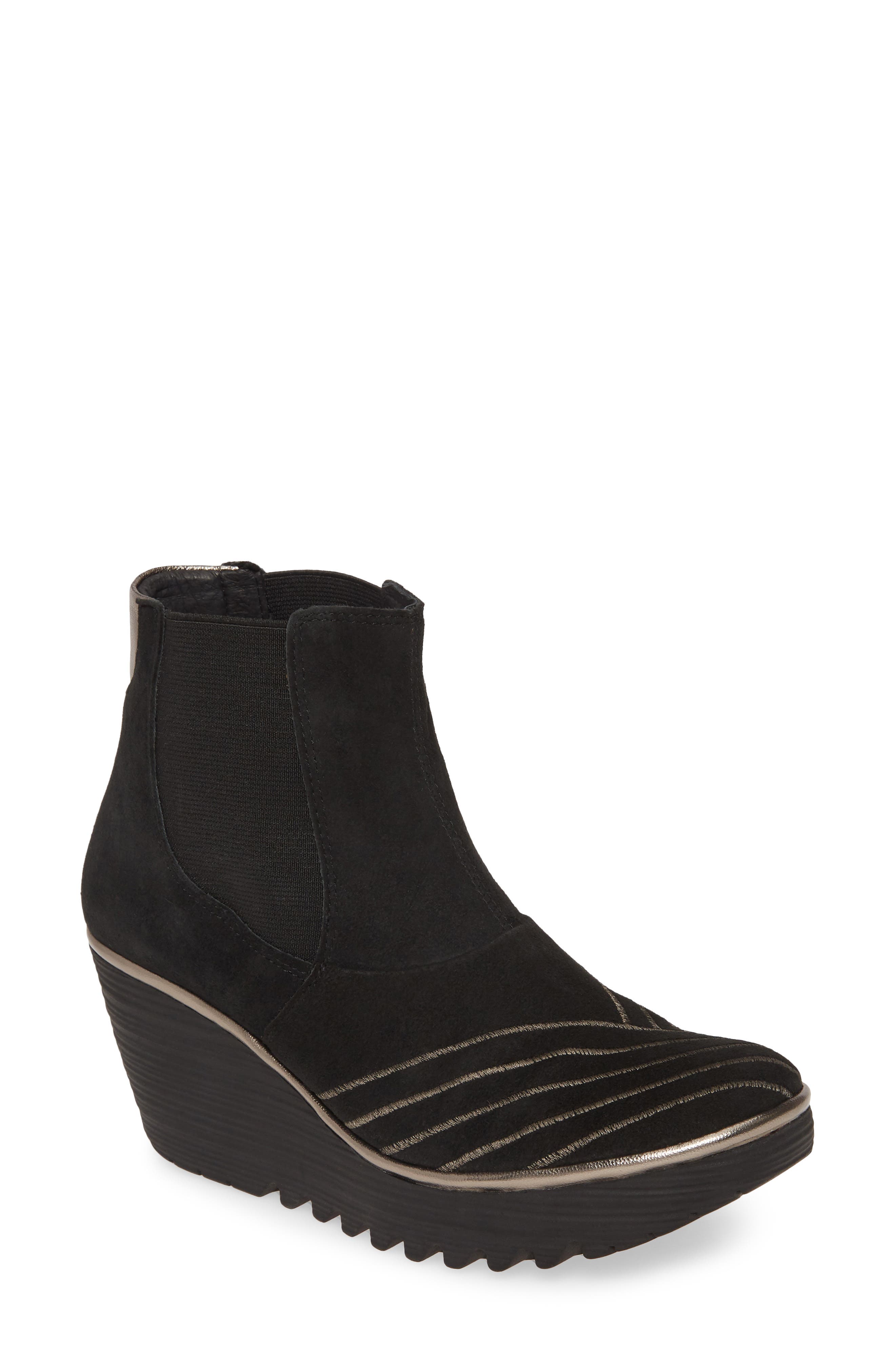 Fly London Yave Wedge Chelsea Boot, Main, color, 
