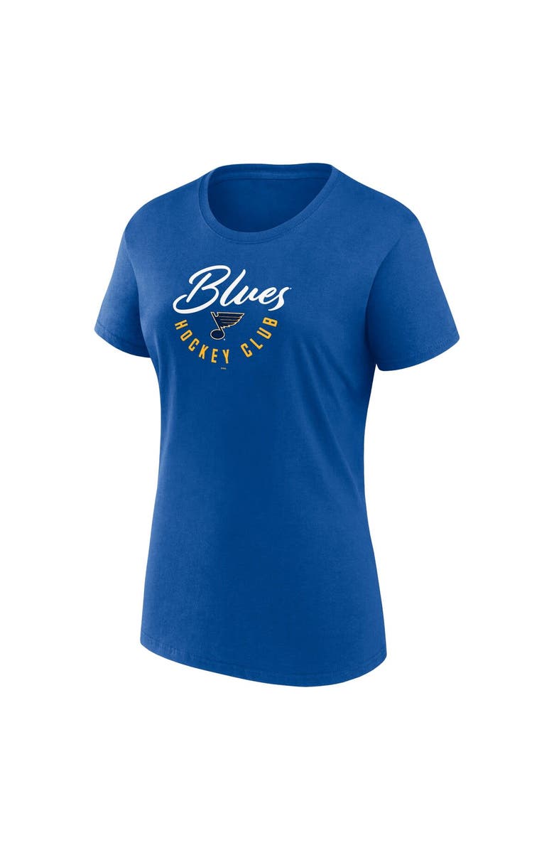 FANATICS Women's Fanatics Branded Blue St. Louis Blues Long and Short Sleeve Two-Pack T-Shirt Set, Alternate, color, Blue