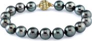 The Pearl Source 8-9mm Tahitian South Sea Pearl Bracelet - AAA Quality