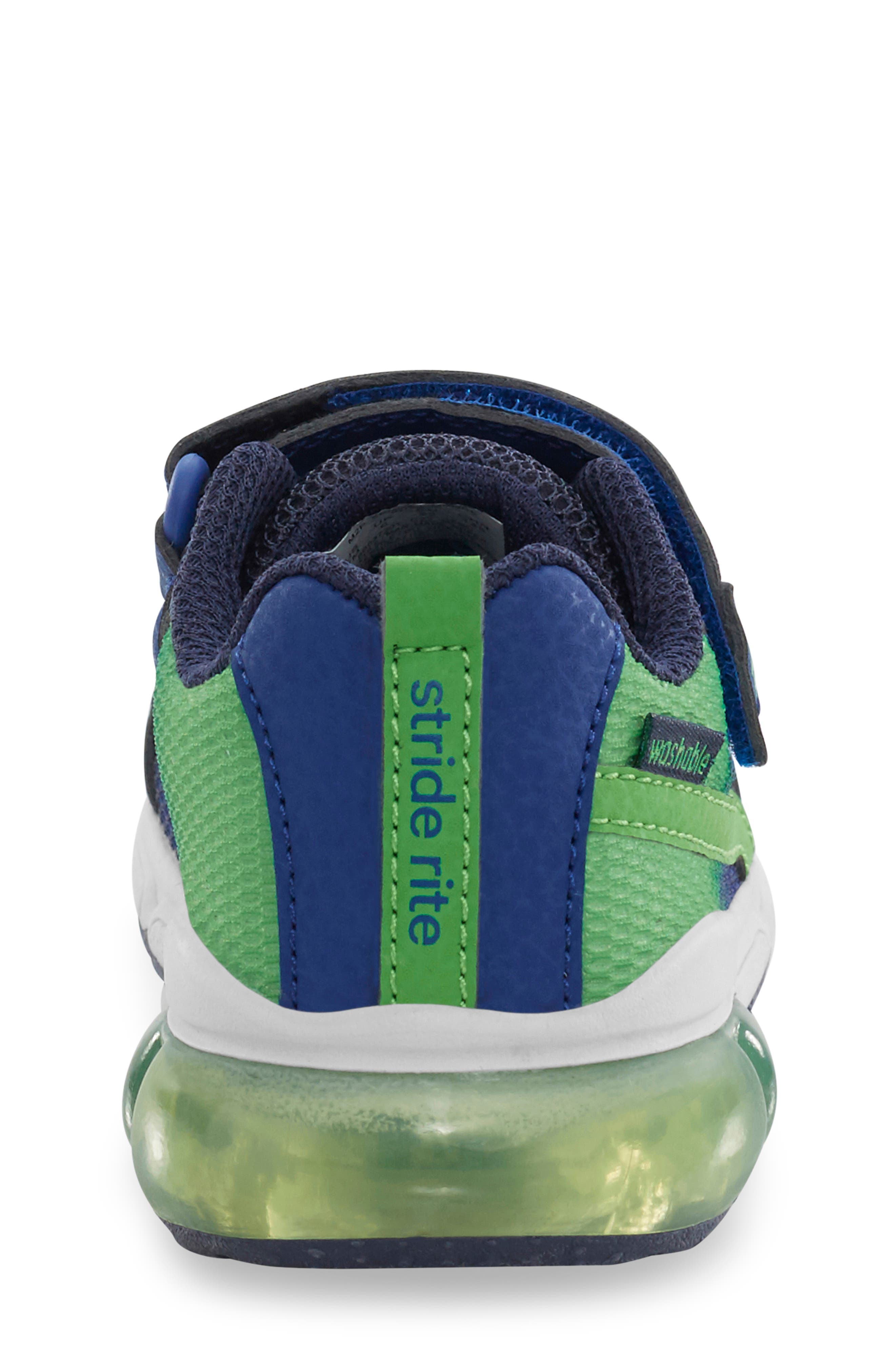 Stride Rite Made2Play<sup>®</sup> Surge Bounce Sneaker, Alternate, color, Navy/ Green
