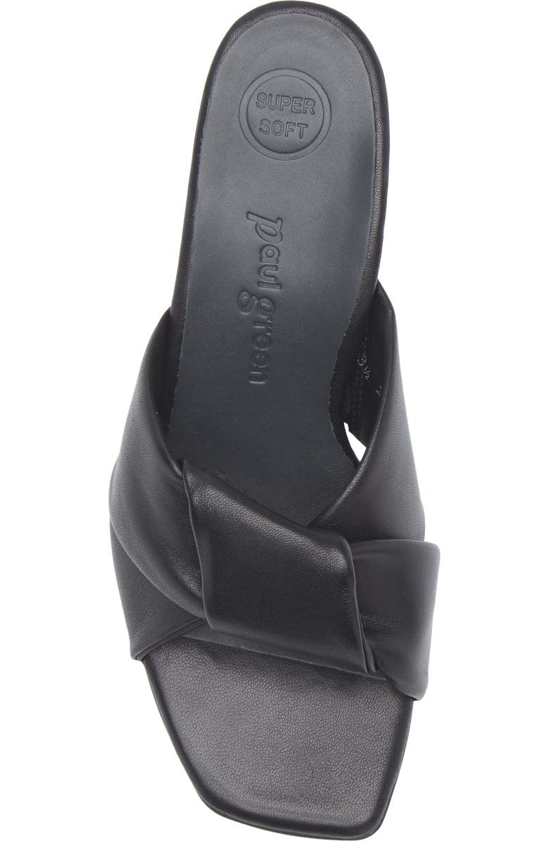 Paul Green Delight Slide Sandal, Alternate, color, Black Sportnappa