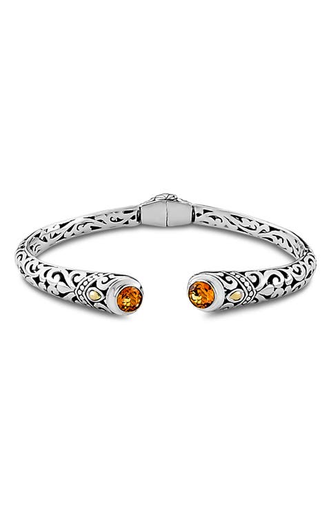 Bali Design Tipped Bangle