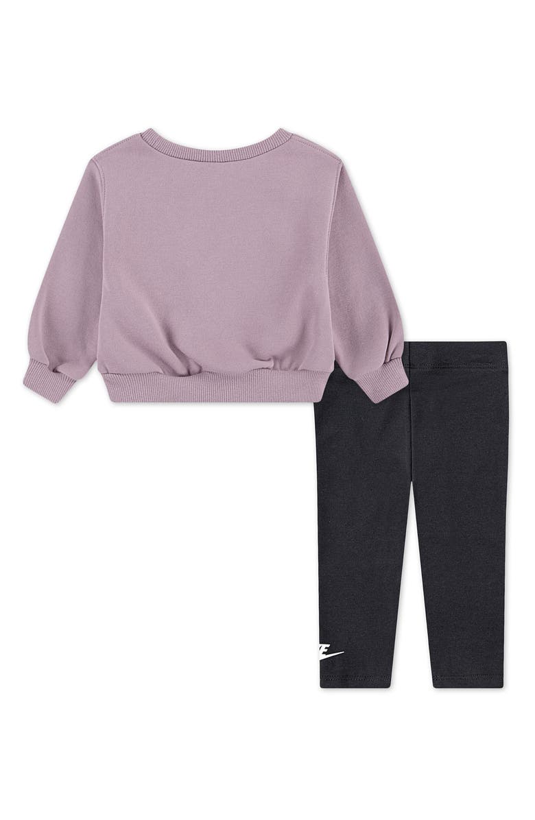 Nike Kids' Crewneck Sweatshirt & Leggings Set, Alternate, color, Dark Smoke Grey
