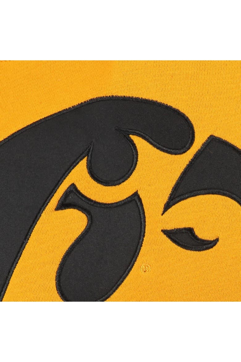 Youth Stadium Athletic Gold Iowa Hawkeyes Big Logo Pullover Hoodie, Alternate, color, Gold