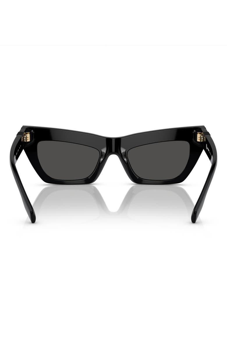 Burberry 51mm Cat Eye Sunglasses, Alternate, color, Dark Grey