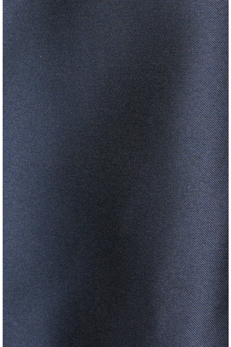 Sleeveless Satin Fit & Flare Dress, Alternate, color, MIDNIGHT