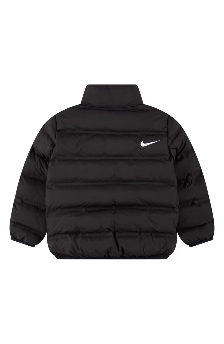 Nike Kids' Wrap Swoosh Water Resistant Quilted Jacket, Alternate, color, 