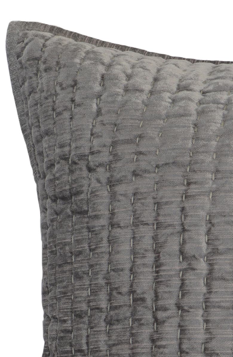 Villa Home Collection Bari Velvet Euro Sham, Alternate, color,