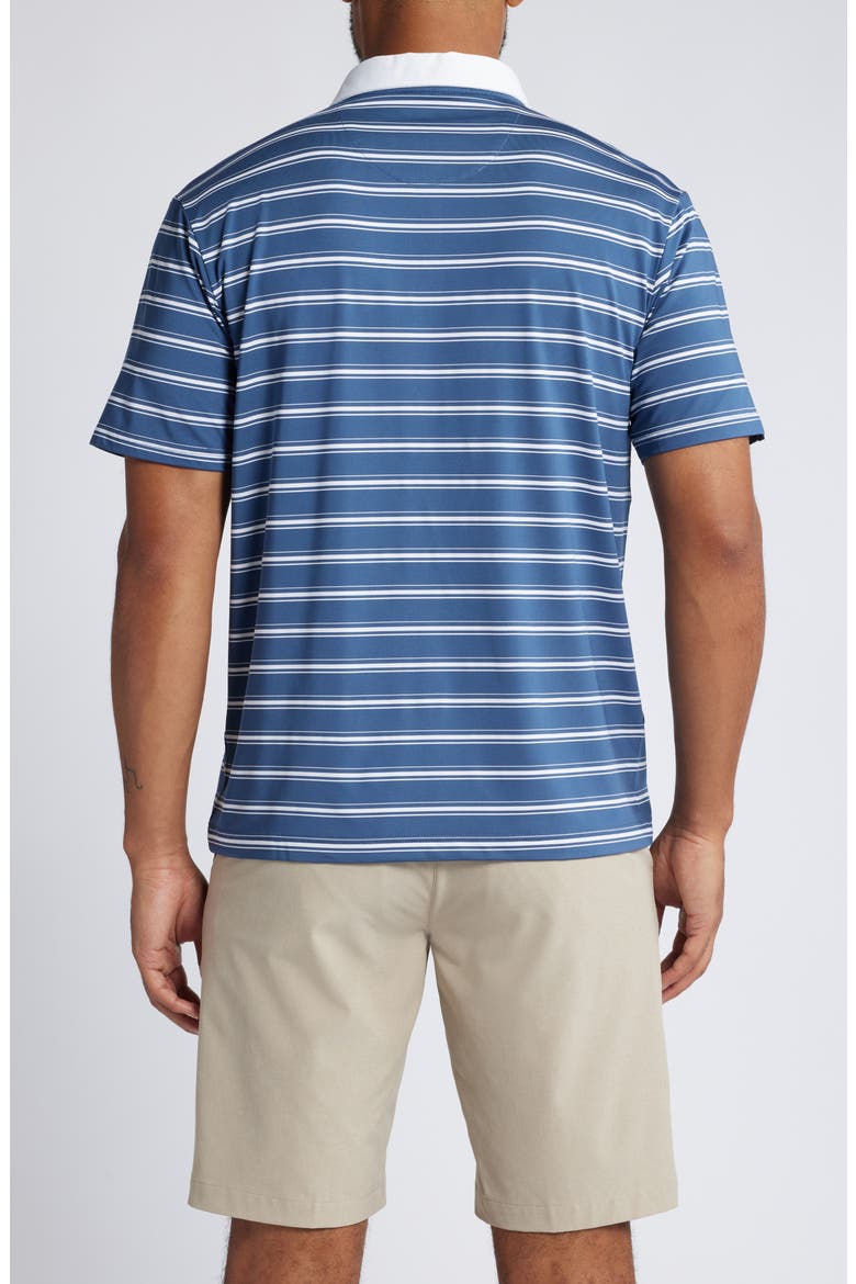 Barry Stripe Golf Polo, Alternate, color, NAVY