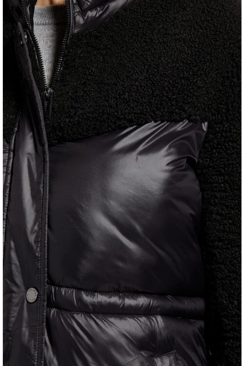 Mixed Media Jacket, Alternate, color, BLACK