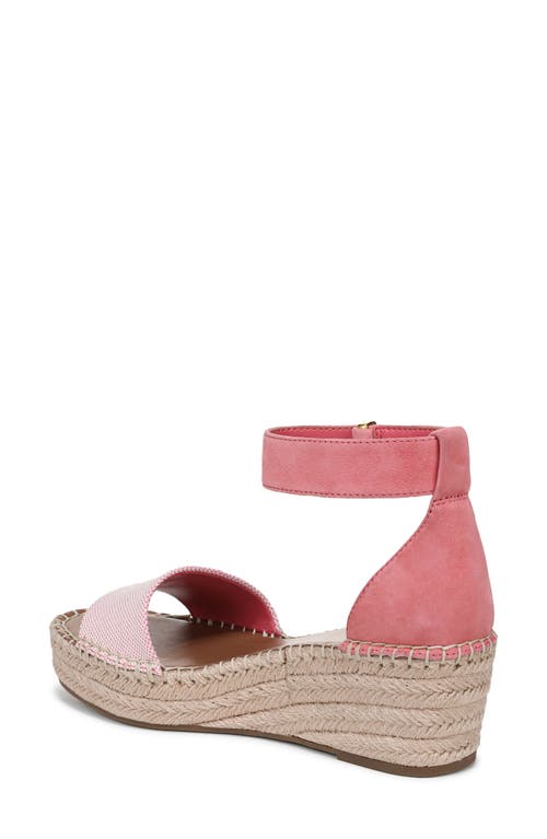 Franco Sarto Pela Espadrille Platform Sandal In Strawberry Pink