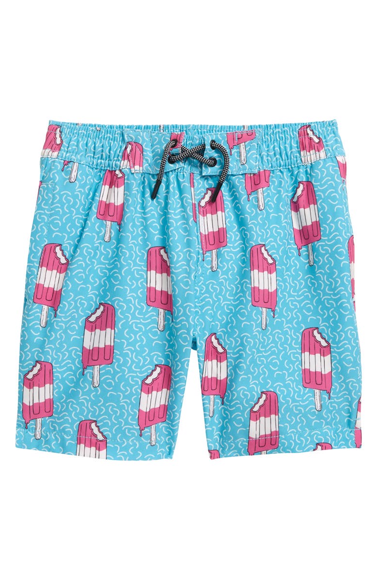 Sovereign Code Kids' Disruptor Print Swim Trunks, Main, color, 