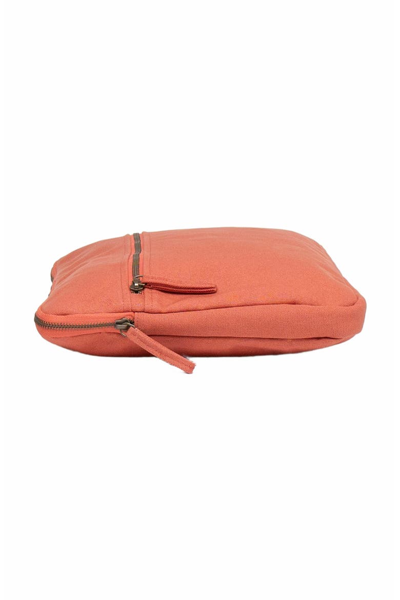 15.6-Inch Organic Cotton Laptop Sleeve, Alternate, color, Burnt Orange