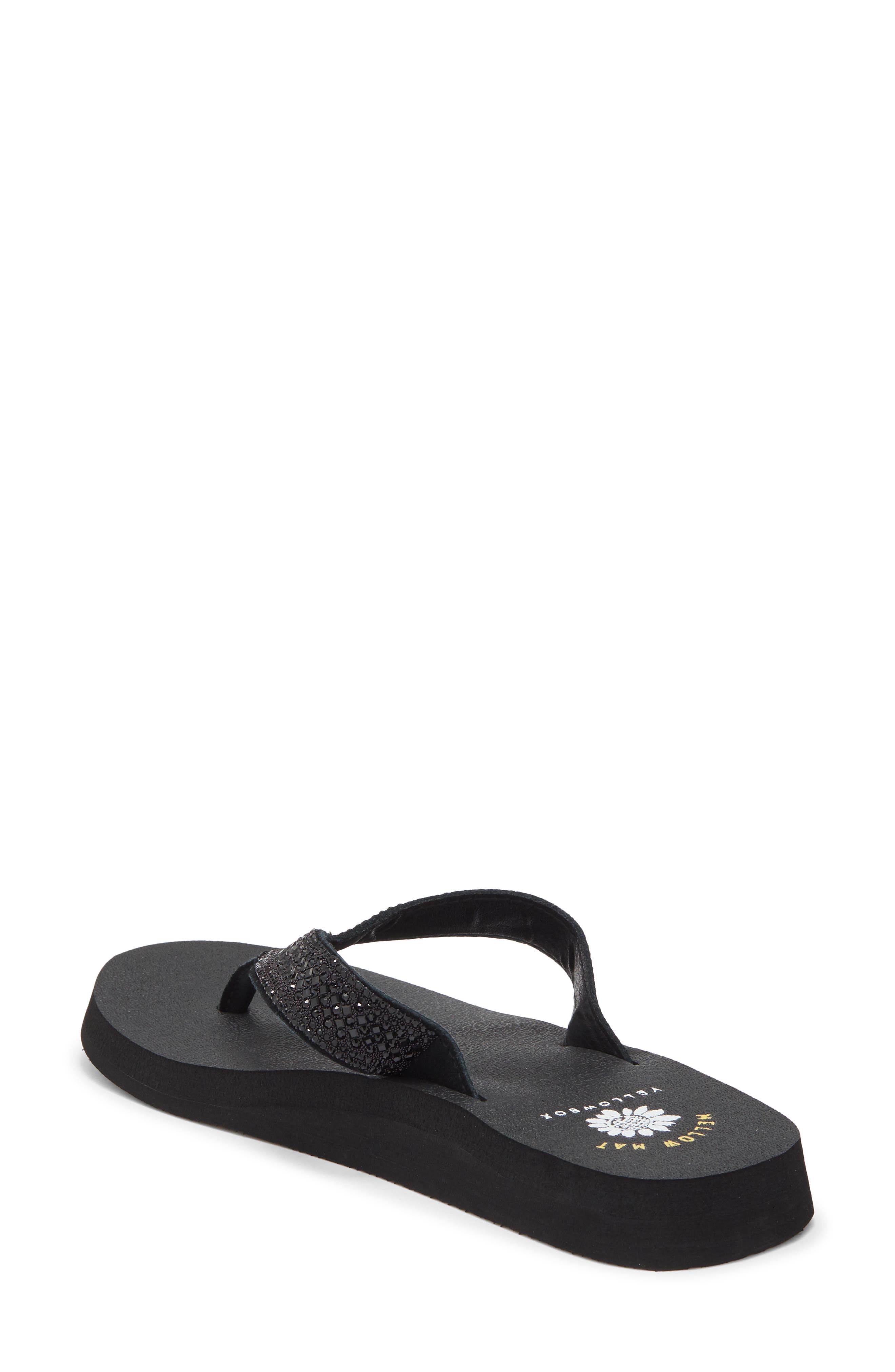 Yellow Box Premium Soriano Flip Flop Sandal, Alternate, color, Black