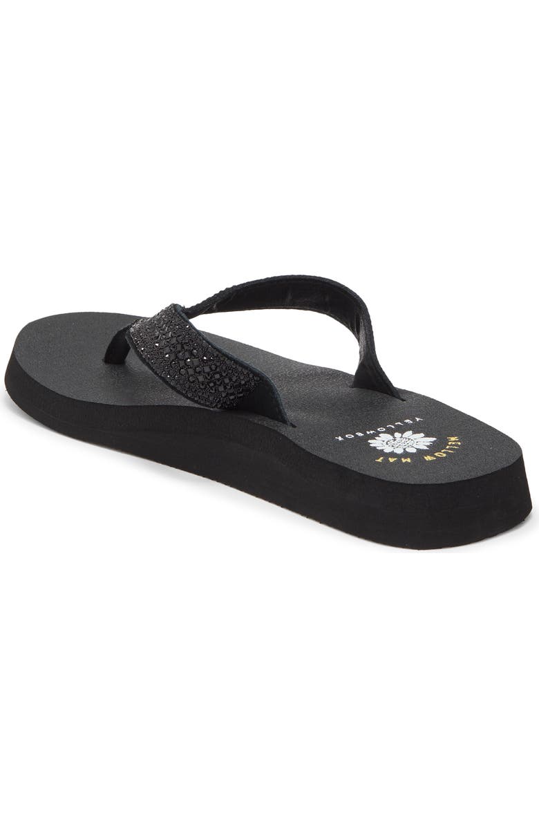 Yellow Box Premium Soriano Flip Flop Sandal, Alternate, color, Black