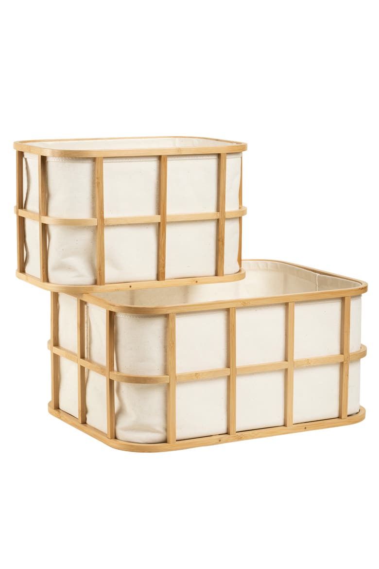 Dali Basket 17X13X8 In, Alternate, color, Beige