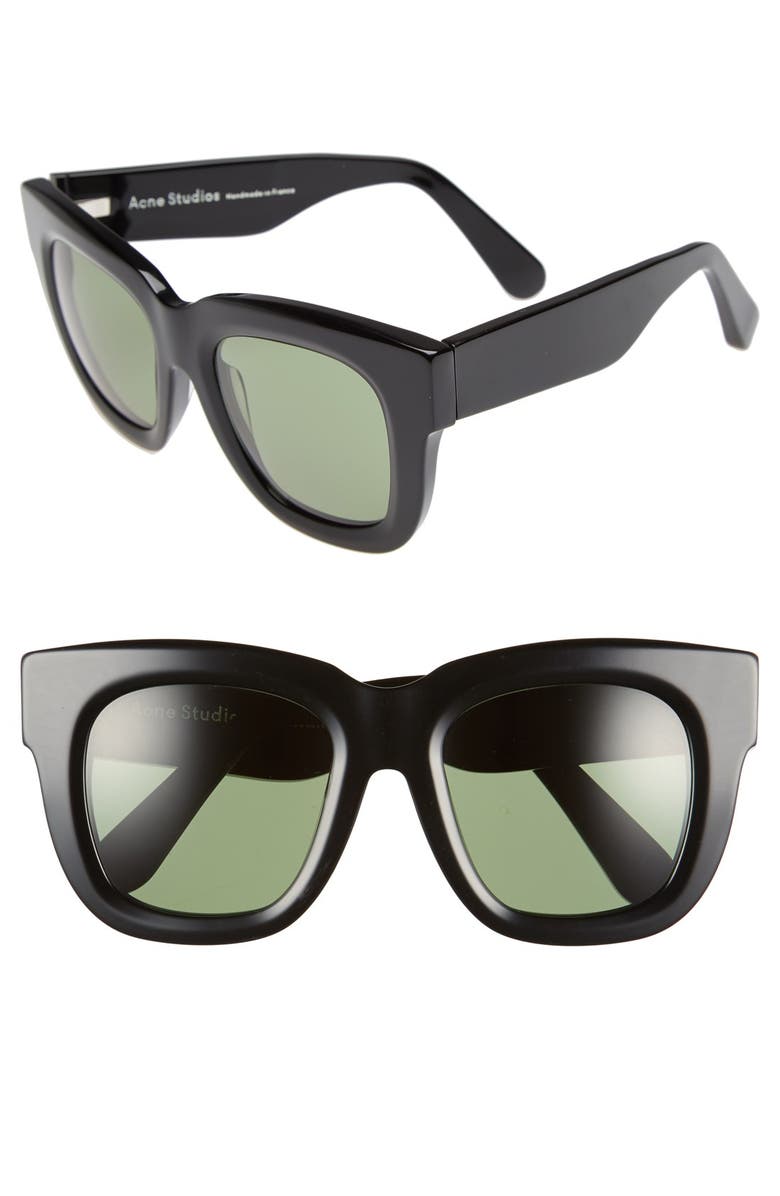 Acne Studios 'Library' 50mm Square Sunglasses, Main, color,