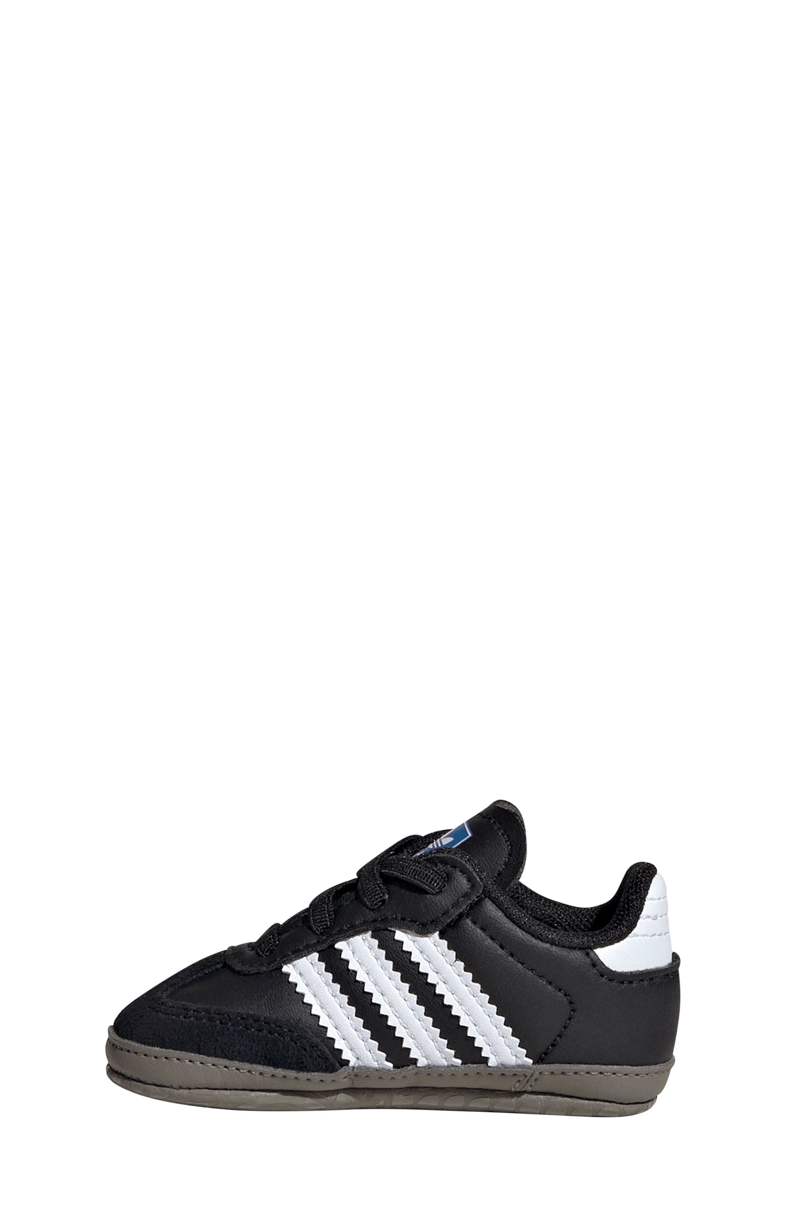 adidas Kids' Samba Crib Shoe, Alternate, color, Cblack/Ftw
