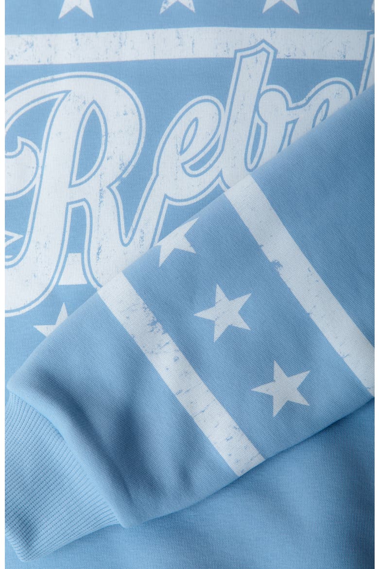 Rebels Stars Dropped Shoulder Sweat, Alternate, color, Halogen Blue