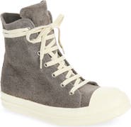 Rick Owens Leather High Top Sneaker