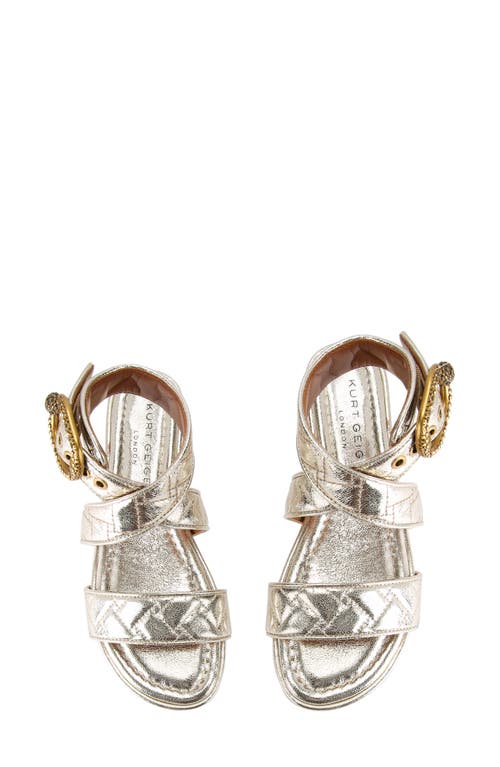 Kurt Geiger London Mayfair Strappy Sandal In Silver