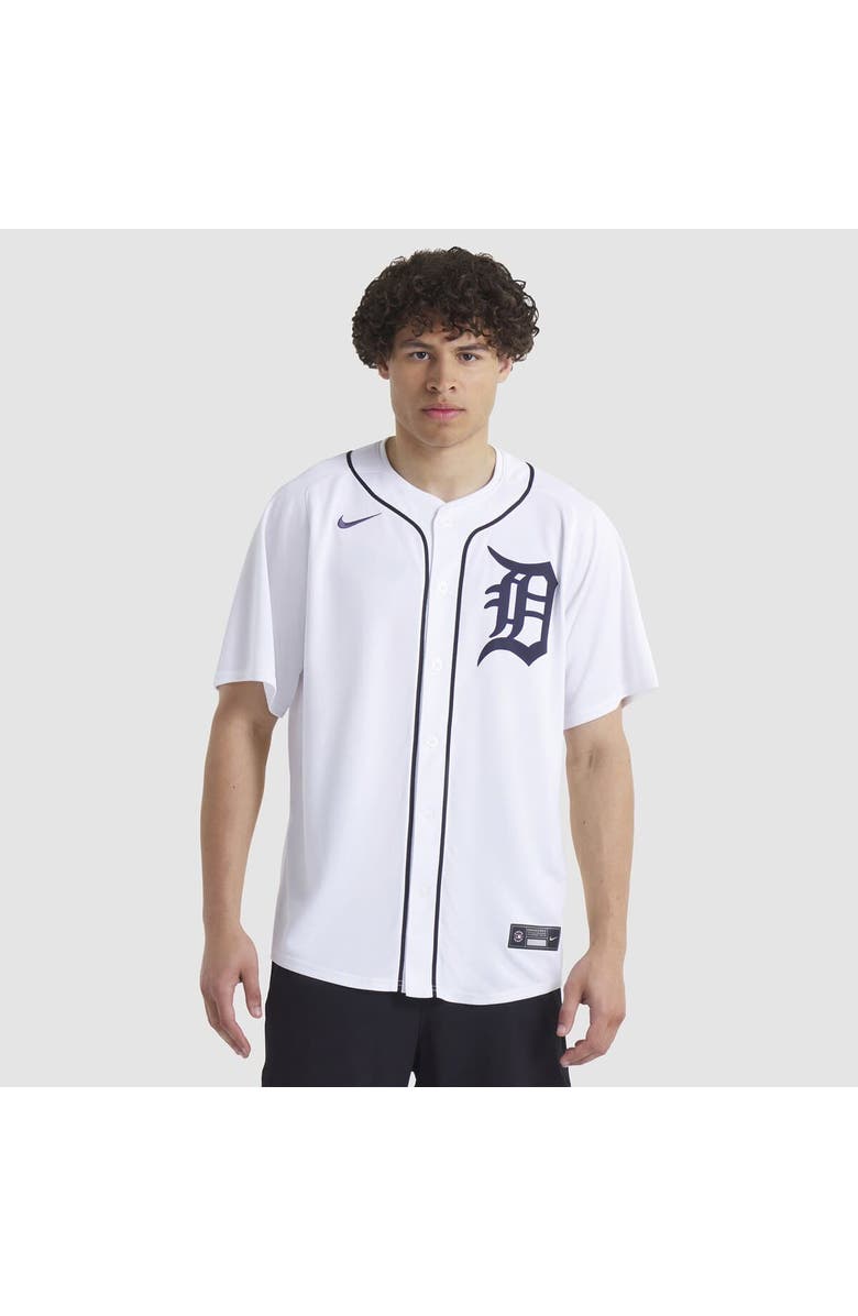 Nike Men's Nike White Detroit Tigers Home Limited Jersey, Alternate, color, 