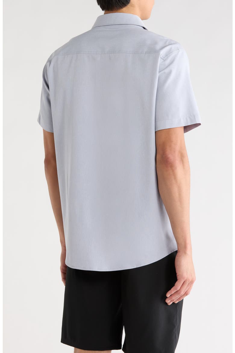 Tech Chambray Woven Shirt, Alternate, color, LIGHT ASTEROID