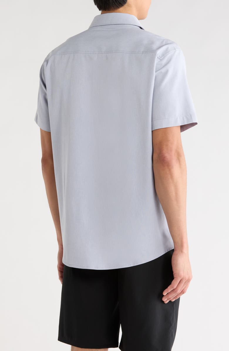 Hurley Tech Chambray Woven Shirt, Alternate, color, Light Asteroid