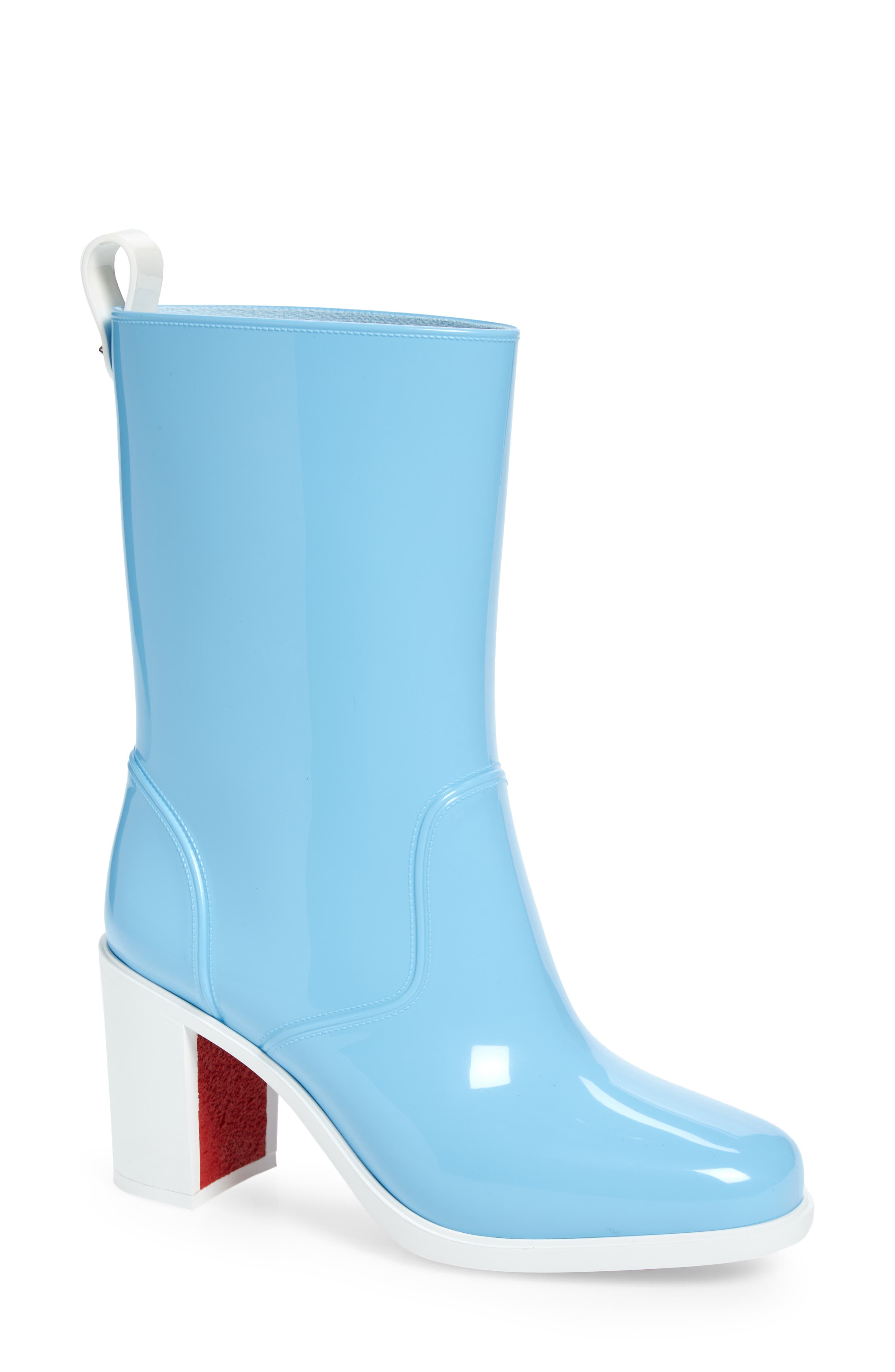 Christian Louboutin Loubirain Waterproof Bootie, Main, color, 
