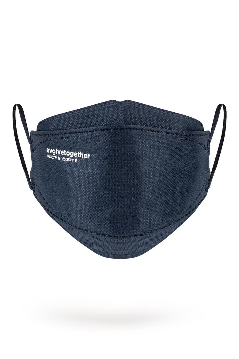 Santorini - 5 KN95 Masks, Main, color, NAVY
