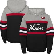 Mitchell & Ness Youth Mitchell & Ness  Black San Francisco 49ers Throwback Head Coach Pullover Hoodie