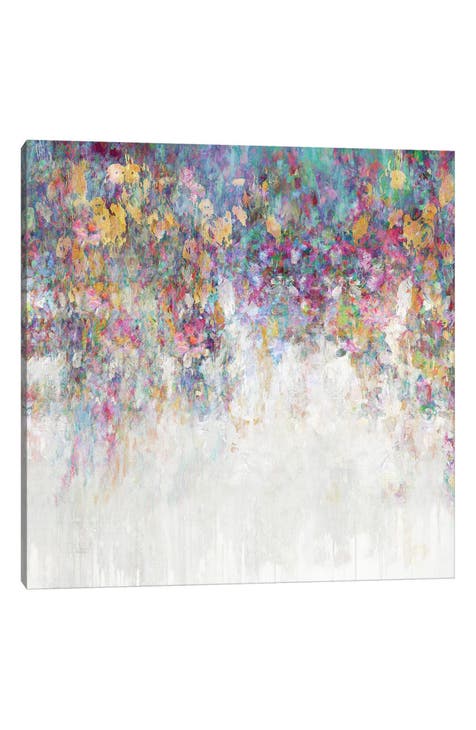 Cascading II by Nikki Robbins Canvas Wall Art - 12"x12"