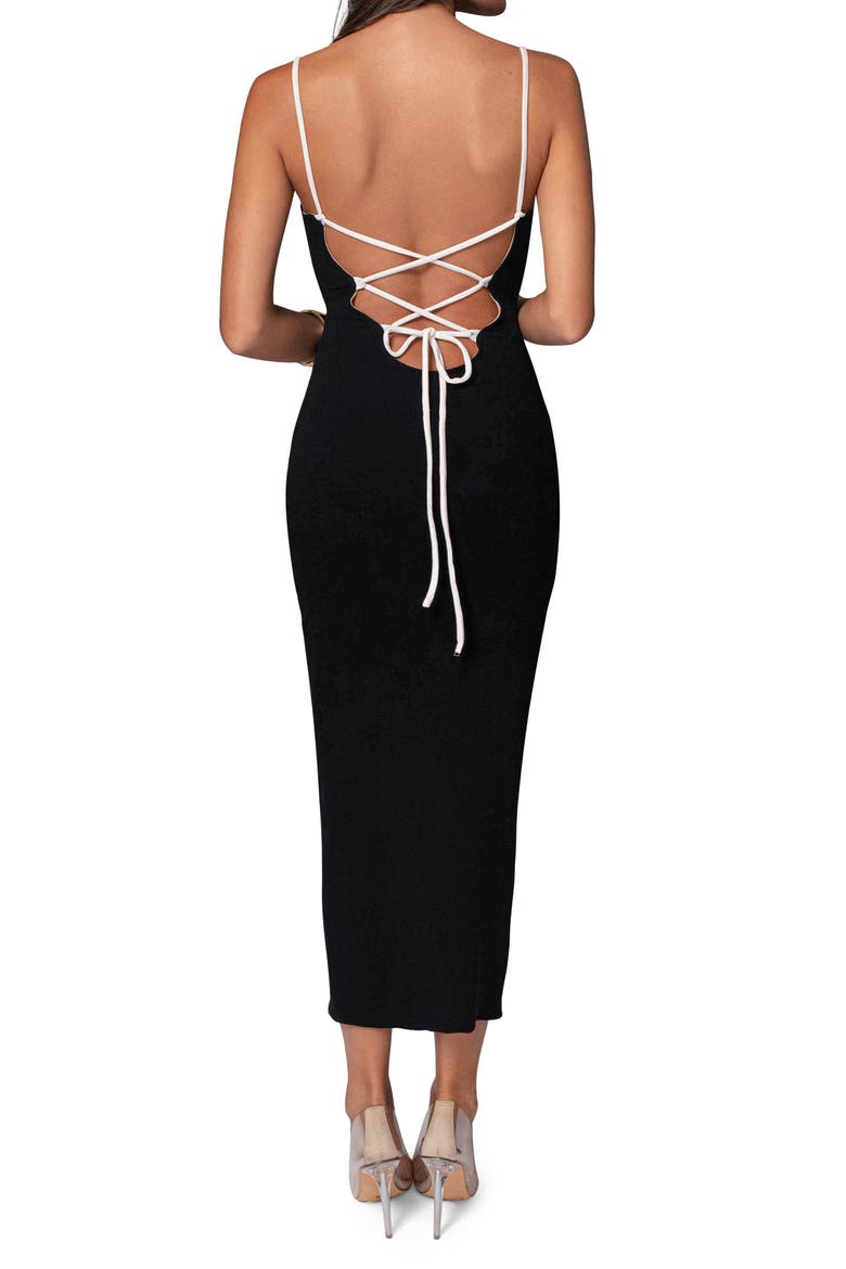 Katia Reversible Body-Con Dress, Alternate, color, BLACK