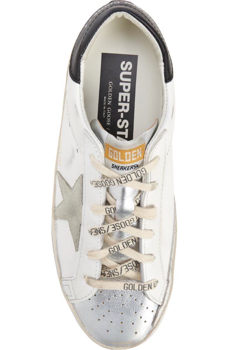 Golden Goose Super-Star Low Top Sneaker, Alternate, color, White/ Taupe