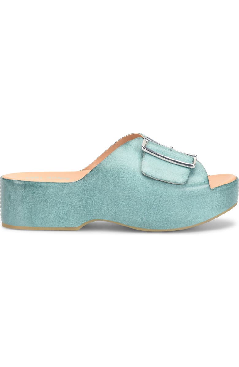 Kork-Ease<sup>®</sup> York Platform Slide Sandal, Alternate, color, Teal Leather