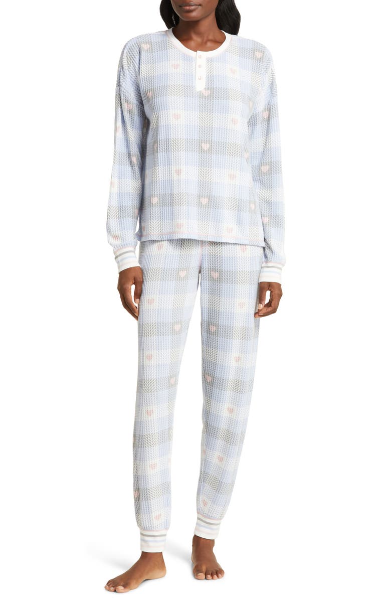 PJ Salvage Ski Jam Thermal Pajamas, Main, color, 