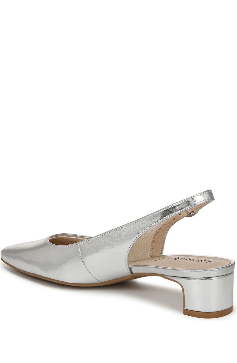 LifeStride Lorena Slingback Pump, Alternate, color, Silver