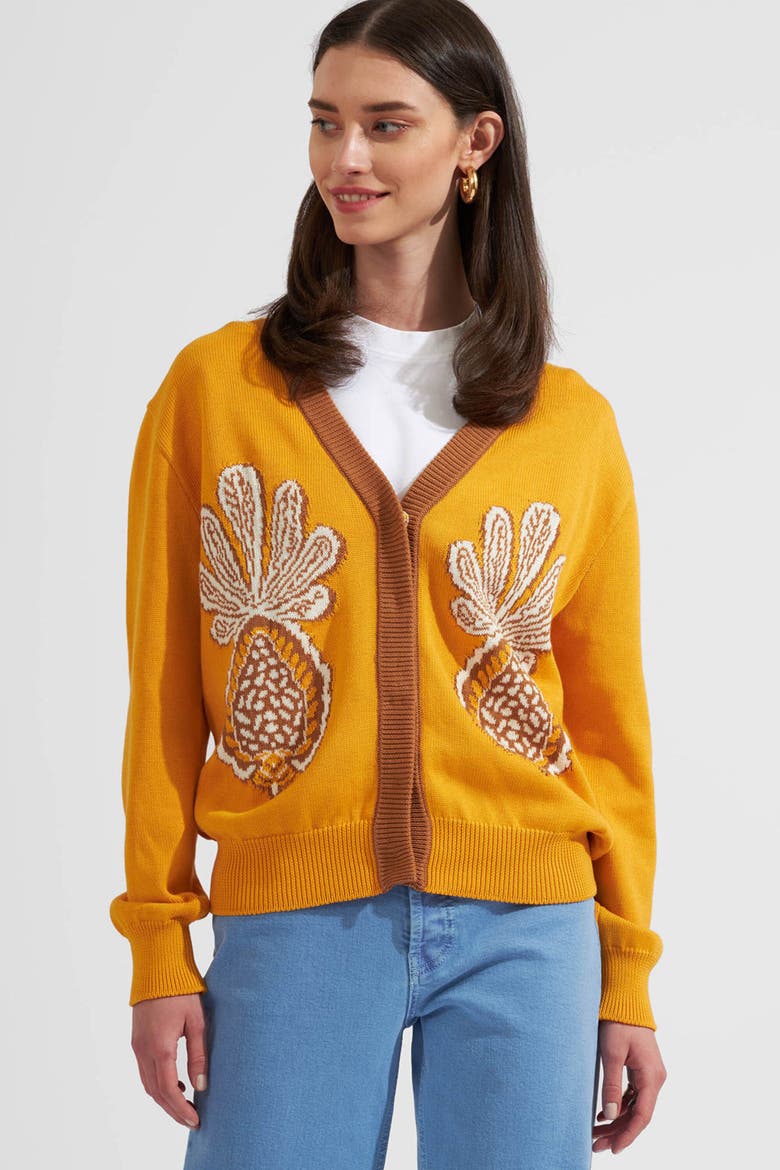 Pineapple Cardigan Ivory, Main, color, Ivory