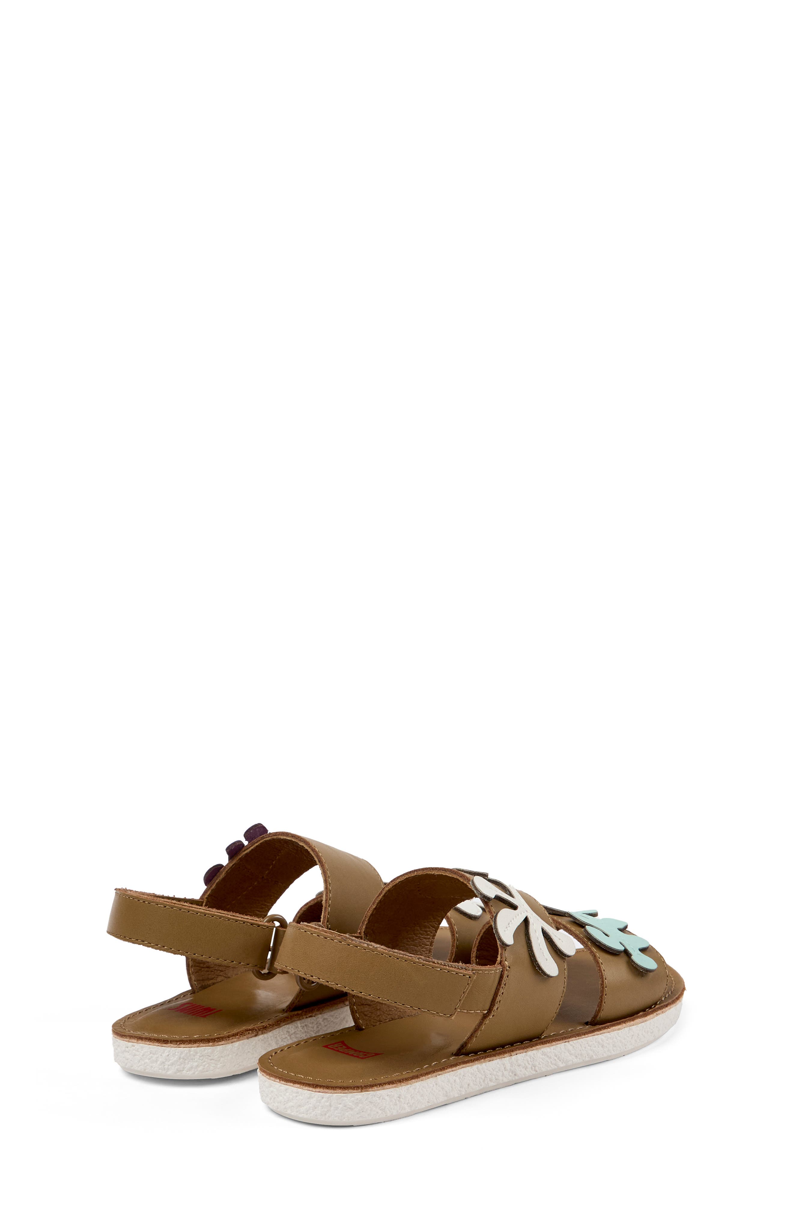 Kids' Miko Twins Sandal, Alternate, color, MEDIUM BROWN