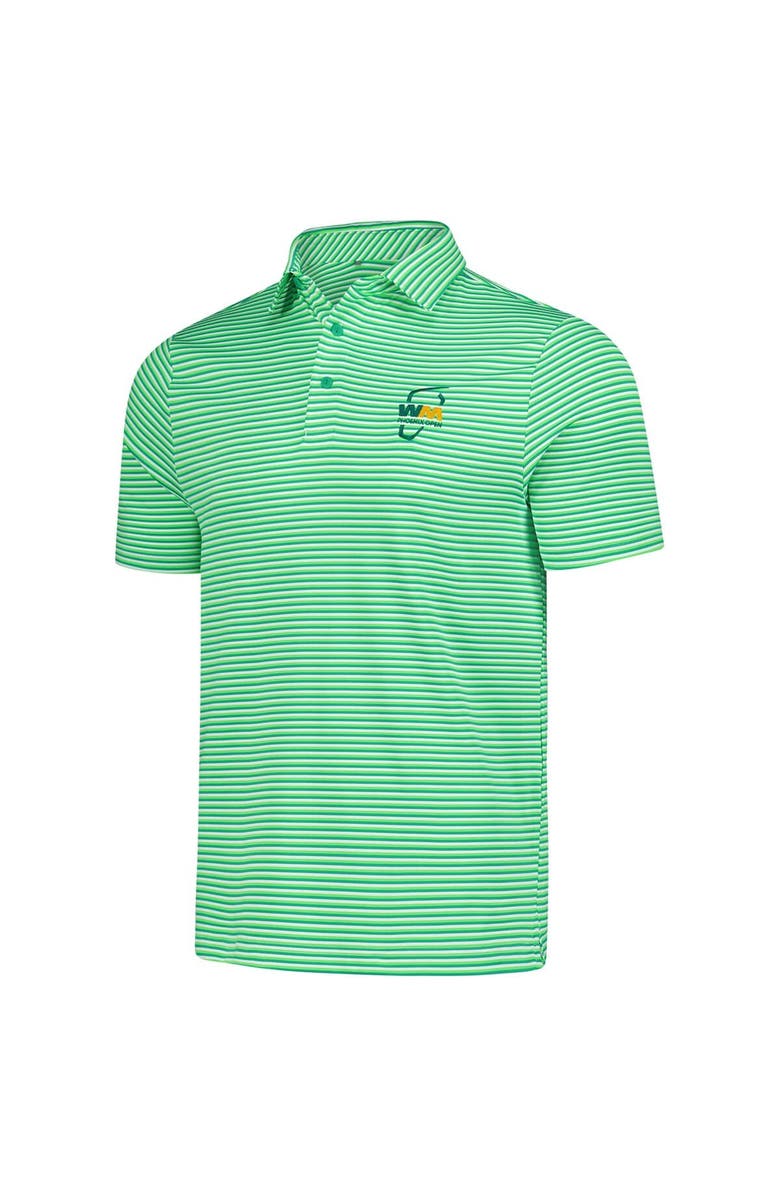 Under Armour Men's Under Armour  Green 2025 WM Phoenix Open Drive Groove Stripe Polo, Alternate, color, 