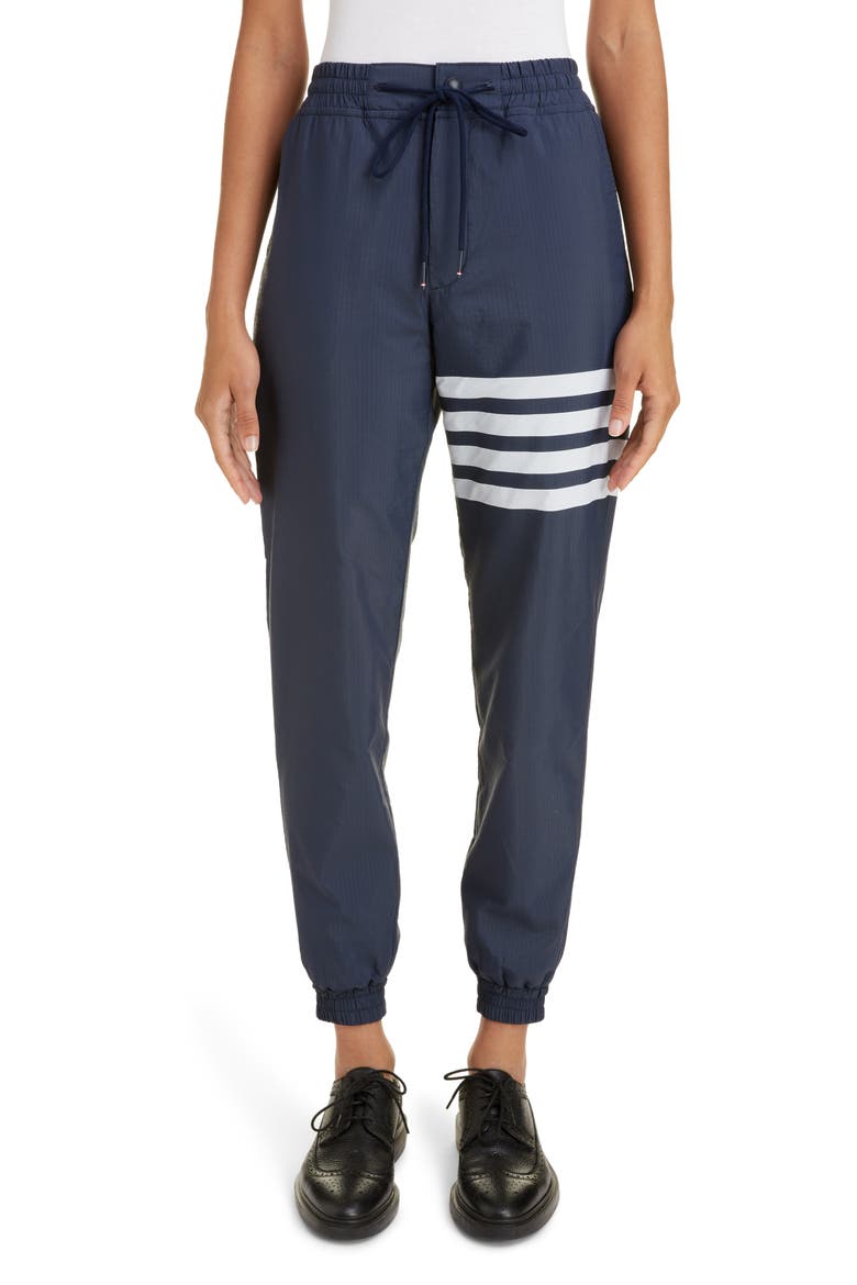 Stripe Leg Track Pants, Main, color, NAVY