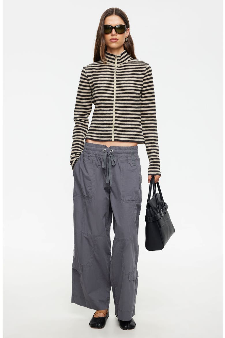 Apex Knit Jacket, Alternate, color, SLATE STRIPE