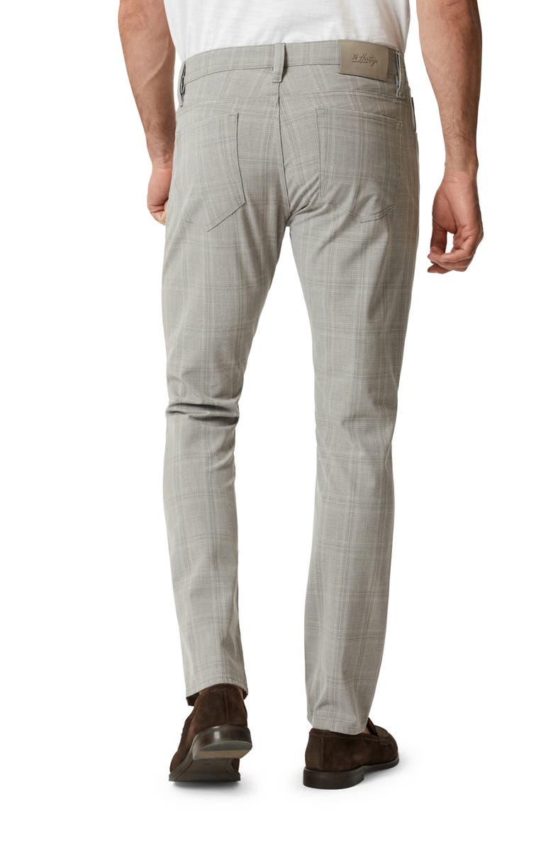 34 Heritage Courage Check Five-Pocket Straight Leg Pants, Alternate, color, Grey Checked