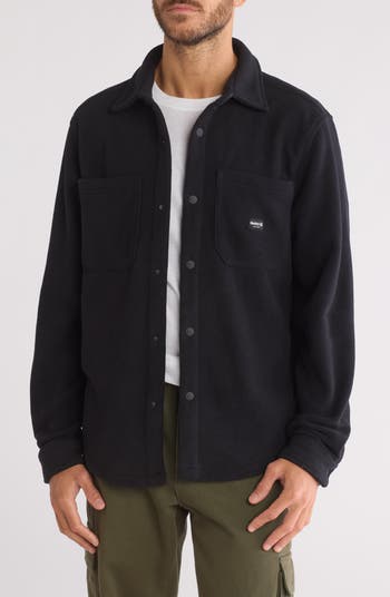 Polar Fleece Overshirt Orange Multi Plaid main image 1