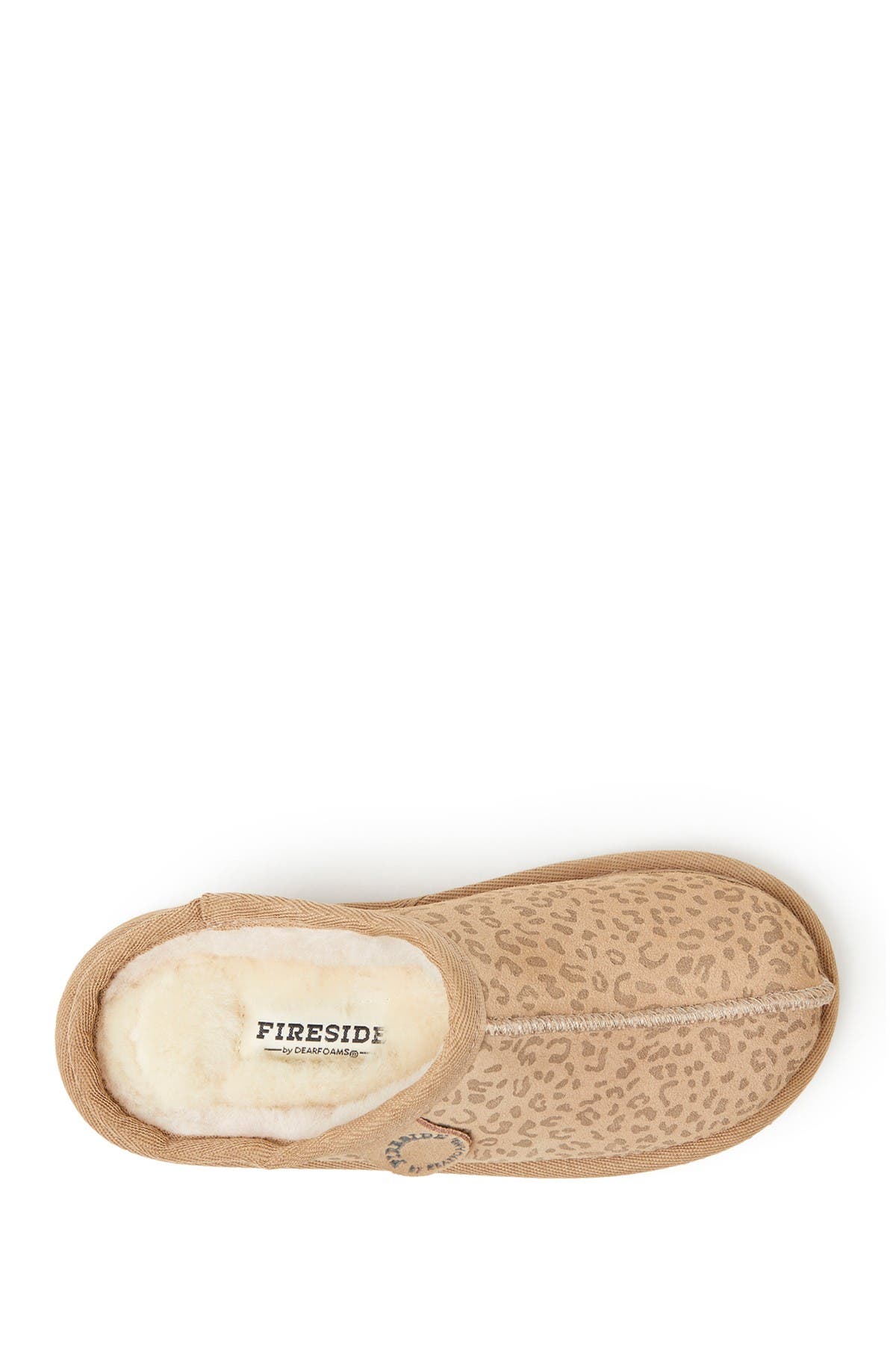 Kids' Fireside Dempsey Genuine Shearling Clog Slipper, Alternate, color, LEOPARD